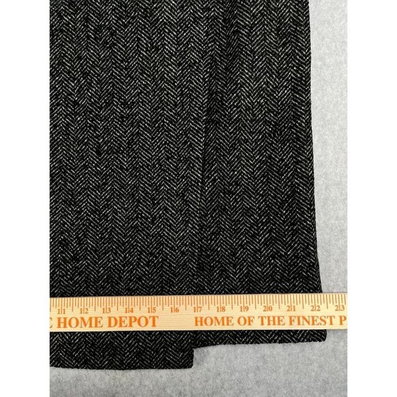 Ann Taylor Factory Ladies Twill Skirt, Size 16, Faux Wrap, Knee Length Side Zip - Picture 6 of 10